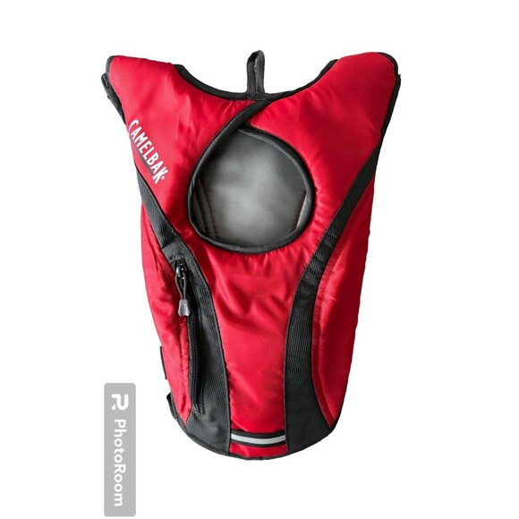 CAMELBAK Hydrobak Hydration Pack Water Bottle Backpack Red Gray NO Bladder‎ - Picture 1 of 7